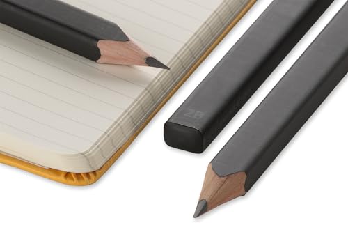 Set de 3 Lápices de madera negros Moleskine miniatura 3