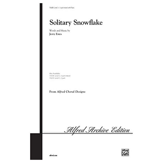 Alfred 00-11618 Solitär Snöflinga - Musikbok