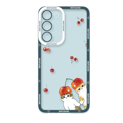 �T���l�R �A�I�T�� �X�}�z�P�[�X Samsung Galaxy S25 ultra �g�уJ�o�[ S24 Plus ���n S23 S22 S21 S20 FE TPU ���� Mofusand �G���O�b�Y ���^ �y�� �ϏՌ� Samsung���@��Ή� �S�ʕی�