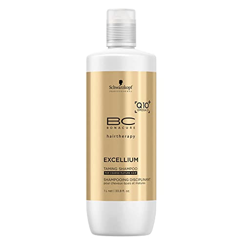 BC Bonacure EXCELLIUM Taming Shampoo with Q10+ Omega-3, 33.81-Ounce