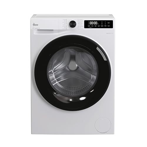 Hoover Pro Wash Series 3 11kg Freestanding Washing Machine 1400 RPM A-30% Rated AI Silent Motion hOn App 16 Programmes ProActive Wash White & Black Door 62x60x85 cm - HBR 411BL9-80