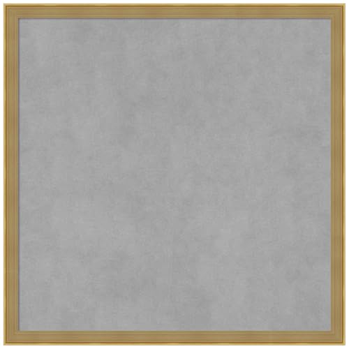 Amanti Art Gold Framed Magnetic Board, 21x21, Modern Office Decor