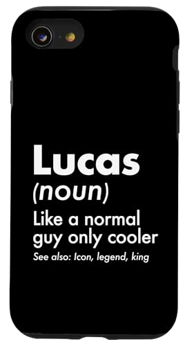 Lucas Like A Normal Guy Only Cooler Legend King �t�@�[�X�g�l�[�� �X�}�z�P�[�X iPhone SE (2020) / 7 / 8 �p