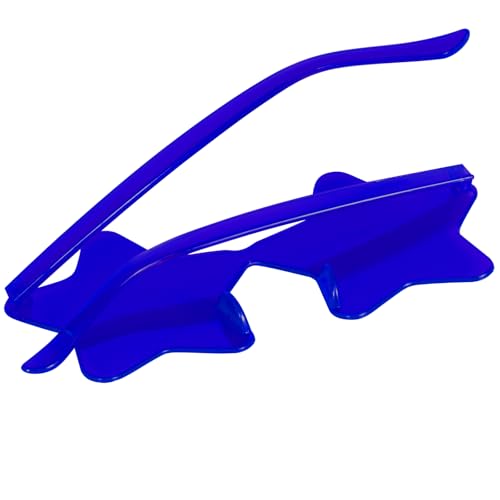 Image of 12 Pairs Star Sunglasses Pentagram Glasses Rimless Sunglasses for July 4th,Halloween, Christmas Party Favor