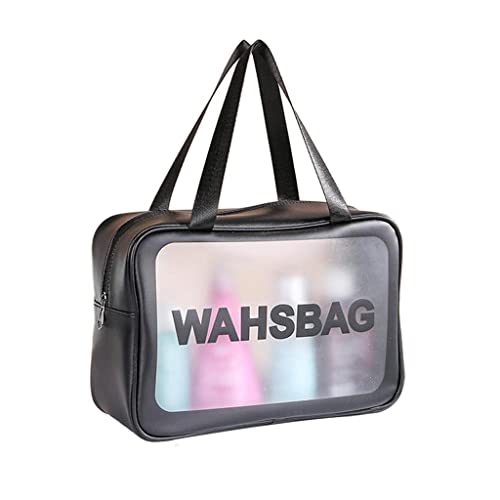 Generic Necessaire transparente para higiene pessoal, necessaire de viagem, bolsa de cosméticos para