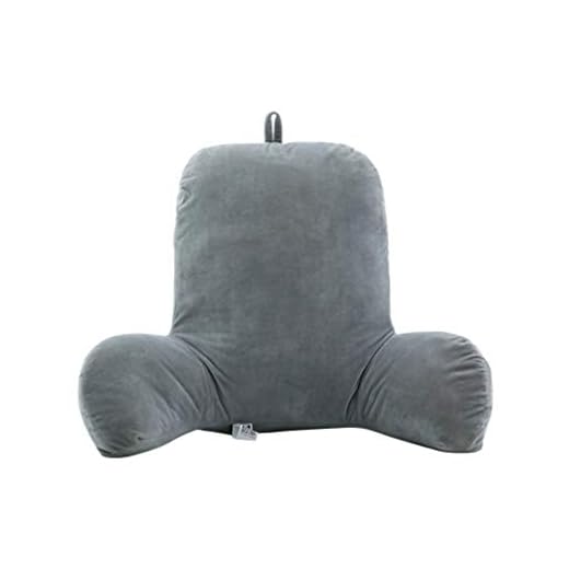 Gatuida Almofada De Apoio Para Leitura Travesseiro De Leitura De Cama Almofada Encosto Com Braços Travesseiro De Cintura Cama Grande Espregui?adeira Escritório A Cama Fronha Da Almofada