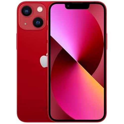 Apple iPhone 13 Mini, 128GB, Red - Unlocked (Renewed)