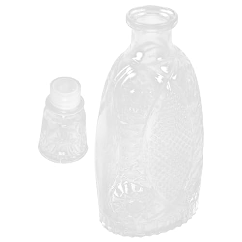 FUNOMOCYA Transparent Glass Wine Bottle Wine Rack Whiskey Holder Wine Glasses Decor Glass Bottles for Glass Bottles Glass Wine Bottles Whisky Decanter Glass Beer Bottles