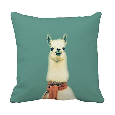 UOOPOO Artistdecor The Animal Polyester Pillow Covers Home Decoration, Perfect for Couch, Bar, Gf, Drawing Room, Bedding, Home Theater 16 x 16 Inches Cover