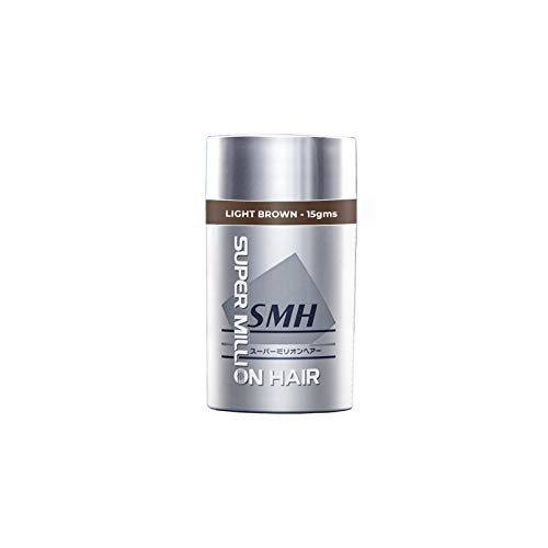 Image of Super Million Hair Hair Building Fibres - 15g Light Brown, Light Brown, 15 g