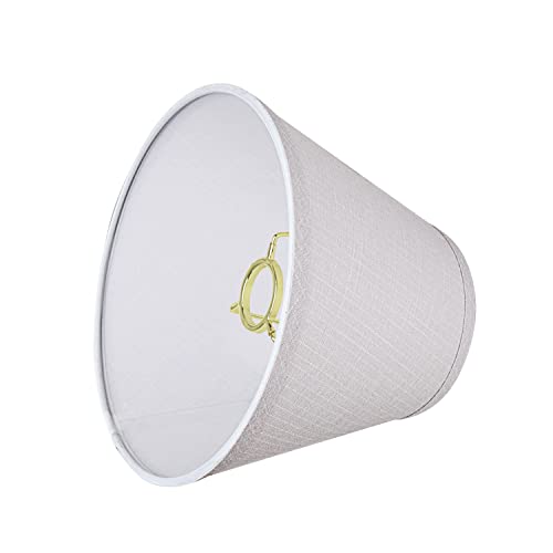 Aspen Creative Corporation 58908 Transitional Hardback Empire Shape Uno Construction Lamp Shade In Light Grey thumb #2