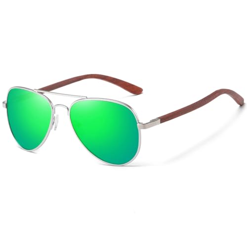 Lunettes de soleil pour femmes et hommes monture métal protection UV été