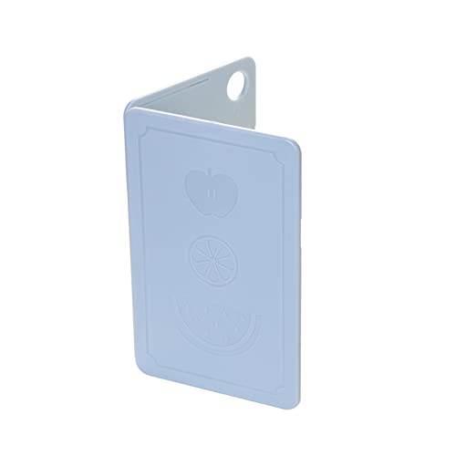 Tabla de cortar plegable rectangular color azul