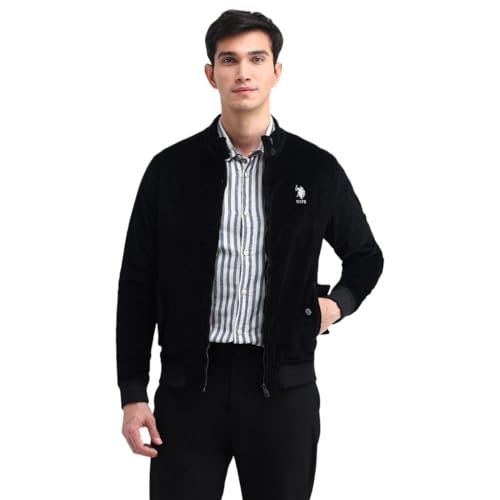 Image of U.S. Polo Assn. Mock neck regular fit jacket USJCK558