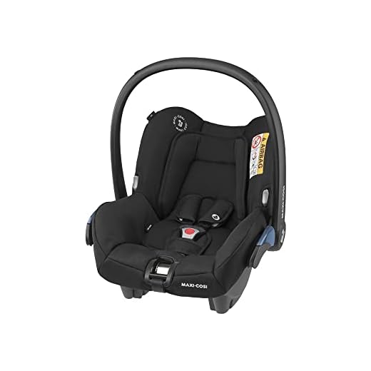 Maxi-Cosi Citi-bilbarnstol för spädbarn, grupp 0+, ultralätt bilbarnstol, 0–12 månader, 0–13 kg, Essential Black (svart)