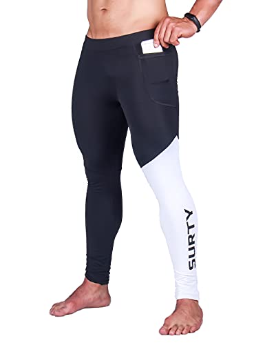 Calça Legging Masculina com Bolso Porta Celular Corrida Treino Musculação Surty Over Running (Preto,