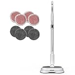 AirCraft Home PowerGlide City+ Cordless Hard Floor Cleaner and Polisher Machine, Good Housekeeping Approved, Lightweight Rechargeable, with 8 Washable Pads