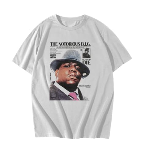 Camiseta T.h.e N.o.T.o.r.i.o.u.s B.I.G. (M, Branco)