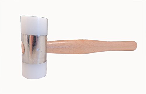 Mazbot Dual Nylon Head Mallet Hammer with 1" Diameter Faces - Thumbnail 4