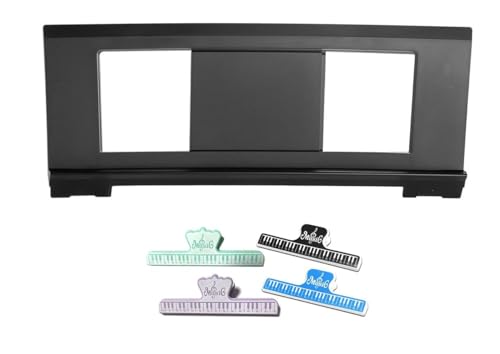 Konper Original Large Music Stand. Compatible with Yamaha PSR/YPT/KB/P/DGX Series Keyboard Music Score Stand, Keyboard Sheet Music Stand with 4 Music Book Clip