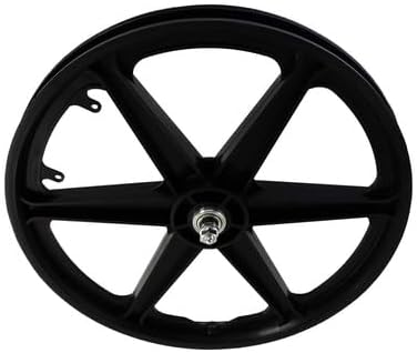 PRO+ BMX 20" 6 Spoke Plastic Front Wheel Black