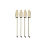 Polier-Bit-Set mit Woll-Polierscheiben, 20-teiliges Set für Schmuck, Uhren und Metallveredelung (4 Stück)