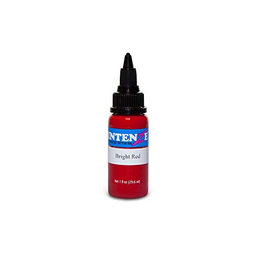 Intenze Tattoo Ink - Bright Red- 1/2oz Bottle