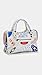 Balenciaga Women's Pre-Loved White Agneau Graffiti Classic Shoulder Bag, White, One Size