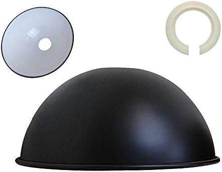 DC Voltage Ceiling Lighting Modern White Metal Pendant Light Shade Chandelier Lighting E27 Base (Grey)