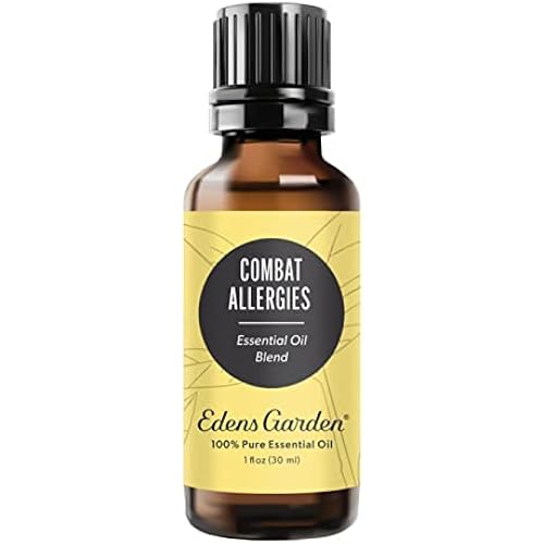 Edens Garden Combat Allergies 100% Pure Essential Oil Blend 30 ml (1 fl oz) | Premium Grade, Undiluted, Natural, Therapeutic, Aromatherapy, The Best For Diffusing, Skin, Humidifiers, Face