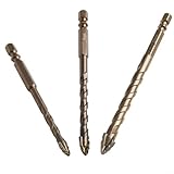 Foret de précision pour carreaux de verre : ce foret excentrique est habilement conçu pour un perçage précis dans les carreaux de verre avec facilité et précision.