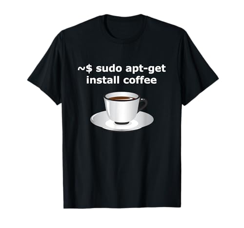 Sudo apt-get install coffee Linux Enthusiasts Camiseta Camiseta