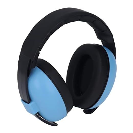 Fones de Ouvido de Proteção de Ouvido para Bebês, Fones de Ouvido Portáteis Resistentes Com Cancelamento de Ruído Faixa de Cabeça Macia para a Pele Grande Espaço Interno para Evitar Danos (Azul)