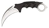 Honshu Karambit Silver Boot Knife With Sheath
