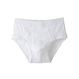 [グンゼ] ブリーフ YG 綿100% セミビキニ 前あき YV0040N メンズ (NEW)ホワイト M