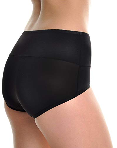 Image of ToBeInStyle Women's Pack of 6 High-Waisted Girdle Brief Tummy Support Everyday Panties