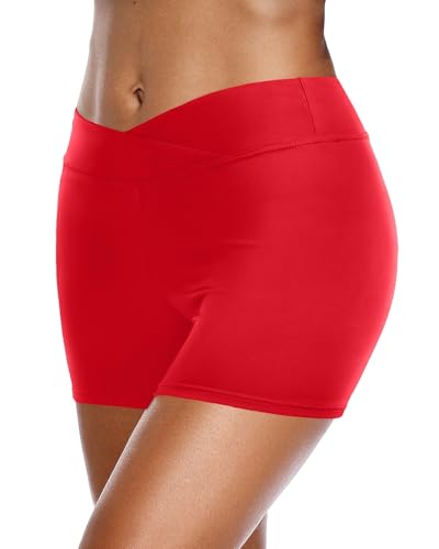Image of Yonique Womens Swim Shorts Bathing Suits Bottoms Swimsuit Bottoms(Available in Plus)