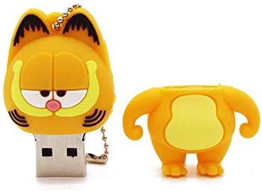 Miniatura 2 de 2.0 Garfield Orange Cat 32GB USB Disco duro externo Flash Thumb Drive Dispositivo de almacenamiento lindo novedad Memory Stick U Disk Cartoon