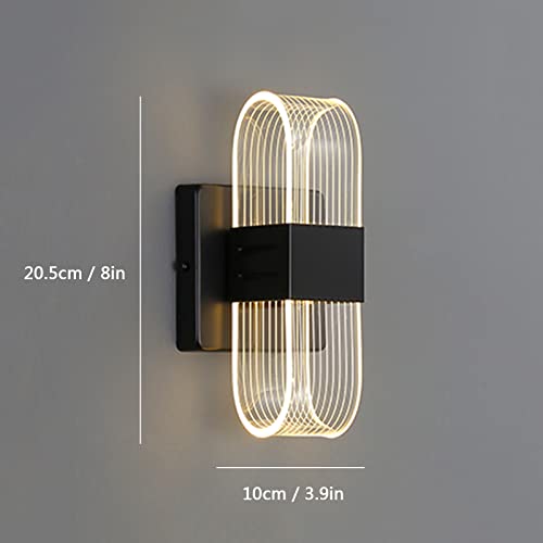 Aplique de pared decorativo simple y creativo para salón 5