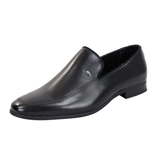 Mocasines de vestir para hombre con acabados de alta calidad en negro y marrón 3
