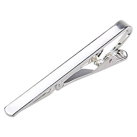 Aweso Men's Metal Simple Tie Clasp Clips Cover