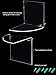 5 Tier Corner Shelf Wall Mount Floating Acrylic Corner Shelves Easy to Assemble Corner Bookshelf, Plant Shelf Wall Organizer Storage for Bedroom, Bathroom, Kitchen, Office, Home, Living Room(Clear)