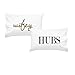 Oh, Susannah Hubs Wifey Couples Pillowcases Engagement Gift Idea For Couples Ideal Cotton Wedding Anniversary Present For Her or Him His and Hers Love Pillow Cases (Standard/Queen Size)