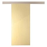 HOMCOM Holzschiebetür Schiebetür Tür Zimmertür Schiebesystem Holz 2035x880x40mm (Natur)
