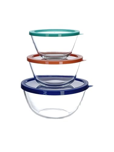 Set de 6 tazones para mezclar EUROSTAR vidrio miniatura 3