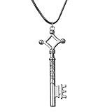 HOANGTONYKA Necklace Eren Key Shingeki No Kyojin Pendant Fashion Vintage Retro Anime Jewelry For Men Cosplay, As Pic, T07-XNK2506