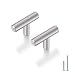 Probrico PD201HSS Kitchen Cabinet Drawer Handles And Pulls Stainless Steel (T-Knob, 10 Pack