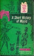 Hardcover A Short History of Music/Third American Edition, Revised by Einstein, Alfred (1987) Hardcover Book