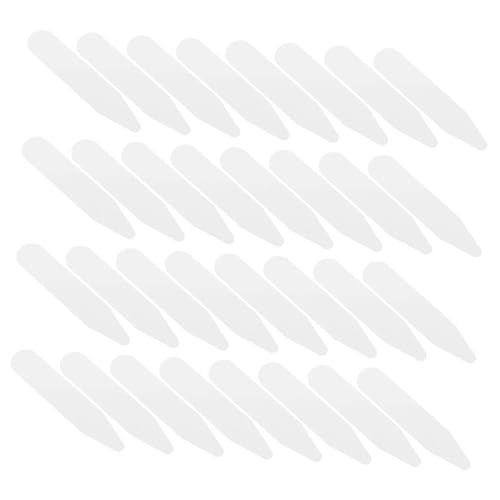 Varillas para cuello de camisa hombre anti dobleces soportes de plástico ABS transparente