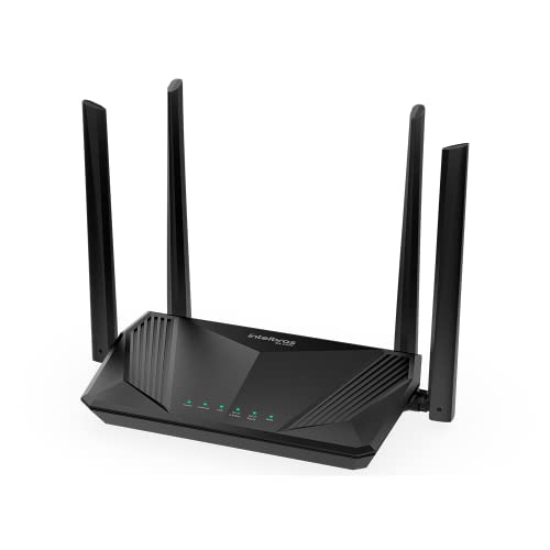 Roteador Wi-Fi 6 Dual Band RX 1500 Preto Intelbras glide